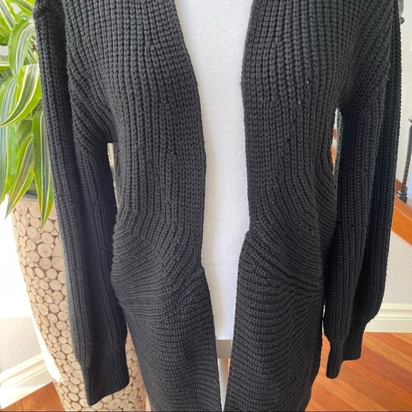 Love by Design Black Cardigan Size: M - Picture 6 of 7
